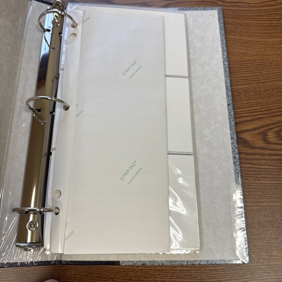 Vintage 1990 NOS Holson Pebbled Brown Blue Photo Album Holds 200 3.5"x5" Photos - Picture 2 of 5